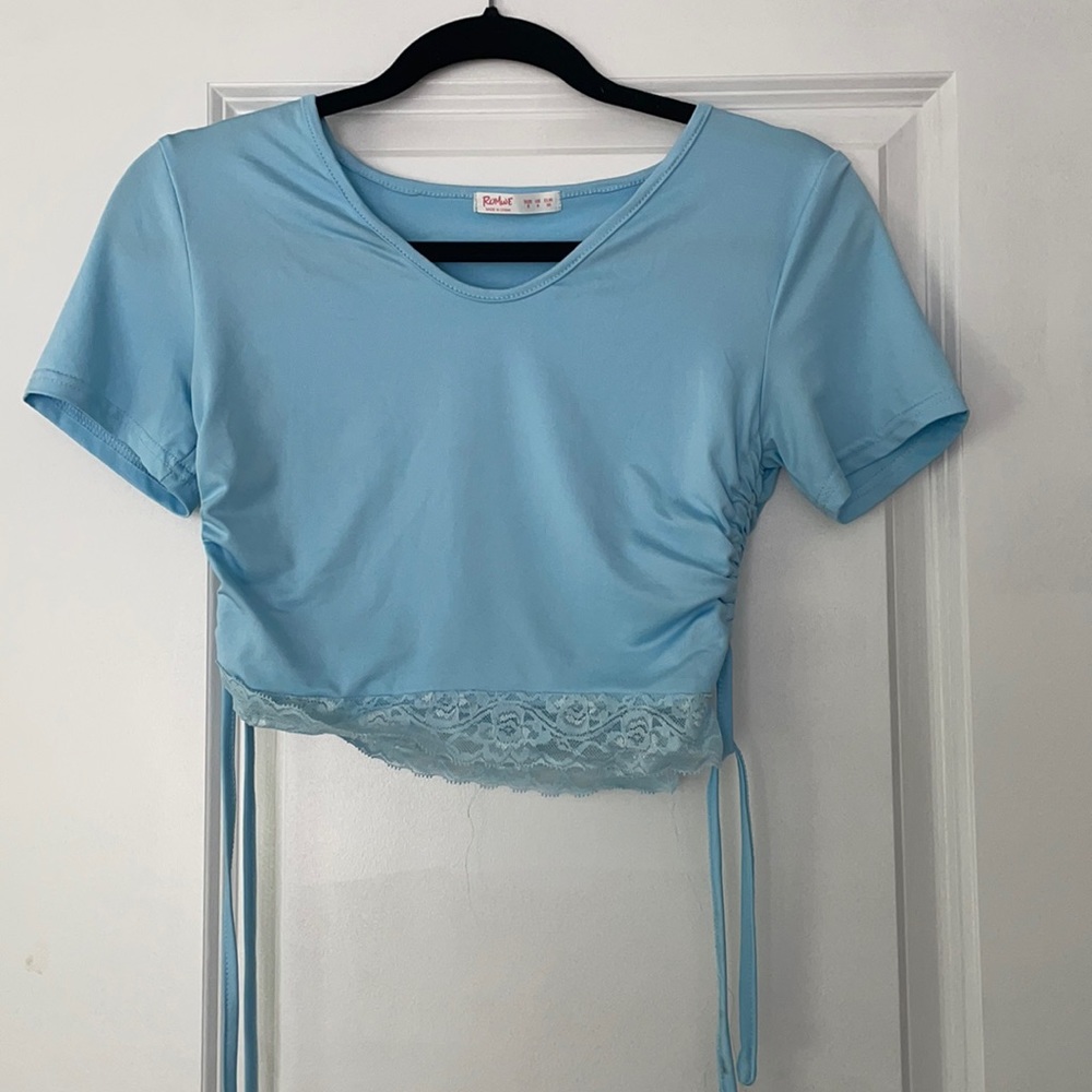 ROMWE Blue top